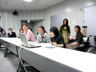 画像 B駐車場発表の様子